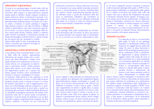 IMPINGEMENT SUBACROMIALE Si tratta di una patologia legata ai