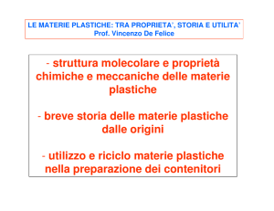 LE MATERIE PLASTICHE