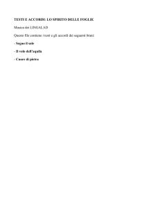TESTI E ACCORDI