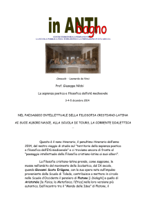 Prof. Giuseppe Nibbi La sapienza poetica e filosofica