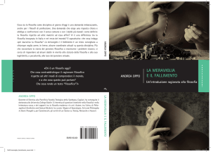 La meraviglia e il fallimento. Un`introduzione ragionata alla filosofia