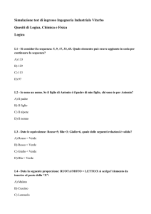 simulazione test logica chimica fisica iv