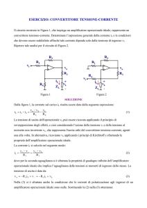 SOLUZIONE ESERCIZIO: CONVERTITORE TENSIONE