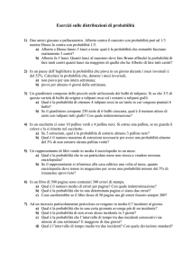 Distribuzioni di probabilità