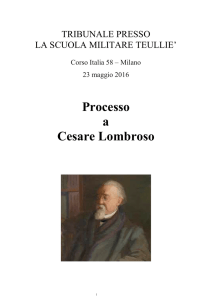 Processo a Cesare Lombroso