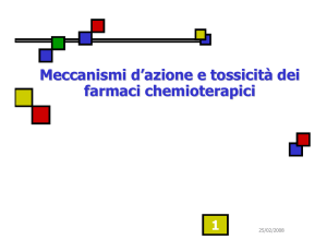 Meccanismi d`azione e tossicità dei farmaci chemioterapici