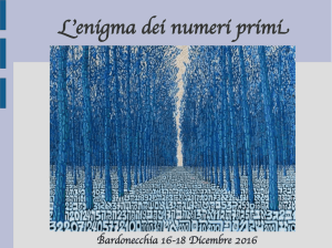 L`enigma dei numeri primi