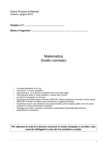 Matematica (livello normale)