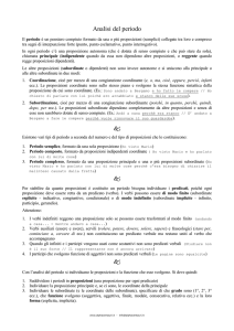 Analisi del periodo