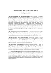 L`APOGEO DELL`ANTICO REGIME 1660-1715