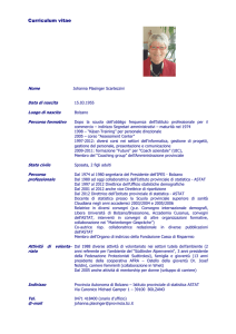 Curriculum - Autonome Provinz Bozen