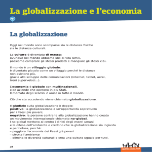 Globalizzazione ed Economia: Materiale Didattico