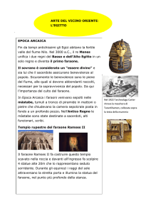ARTE DEL VICINO ORIENTE: L`EGITTO EPOCA ARCAICA Fin da