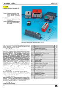 Circuiti DC ed AC Elettricità