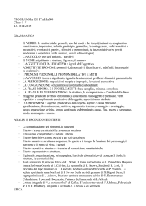 italiano - Liceo Mazzini