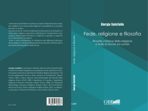 Fede, religione e filosofia