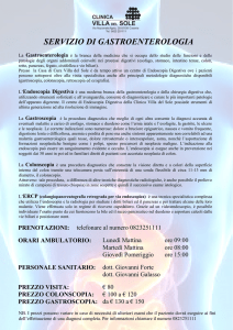 La Gastroenterologia è la branca della medicina che si occupa dello