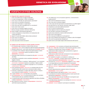 verifica di fine sezione - Zanichelli online per la scuola