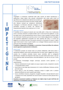 Cos`è? L`impetigine è un`infezione superficiale della pelle causata