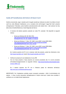 Guida all``installazione del lettore di Smart-Card