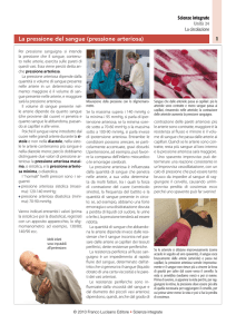 La pressione del sangue (pressione arteriosa)
