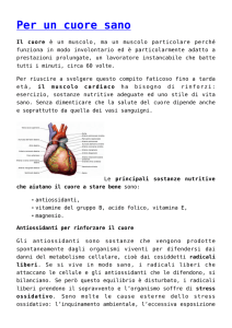 Per un cuore sano