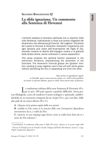 abstract - Rassegna di Teologia