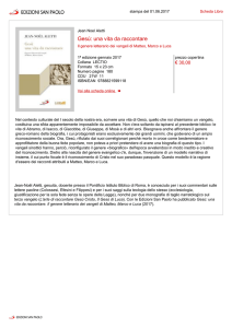 Gesù: una vita da raccontare