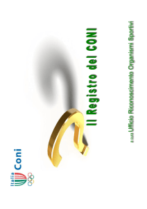 Registro CONI - INFO DETTAGLI