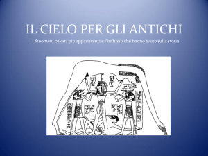 IL CIELO PER GLI ANTICHI