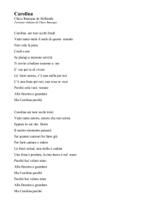 Carolina - Chico samba e bossa nova