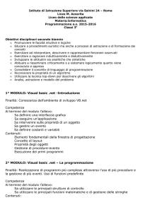 Pogrammazione informatica classi terze liceo