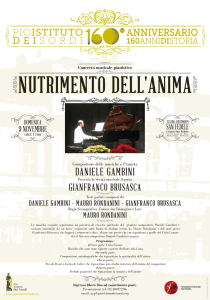 Compositore delle musiche e Pianista