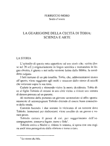 la guarigjone della cecita oj tobia: scienza e arte