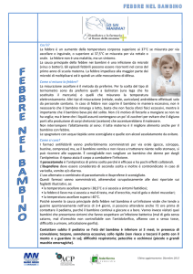 La febbre nel bambino