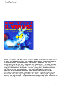 Come ti frego il virus!