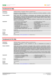 SQL Base e Avanzato - Scuola specializzata superiore di economia