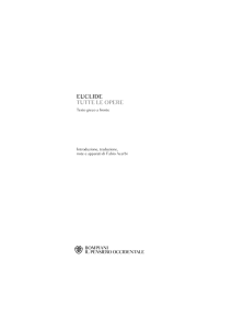 EUCLIDE TUTTE LE OPERE