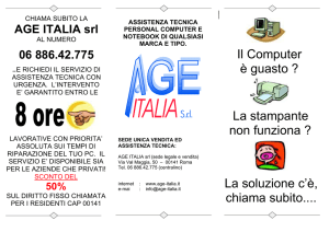 Tariffe assistenza tecnica
