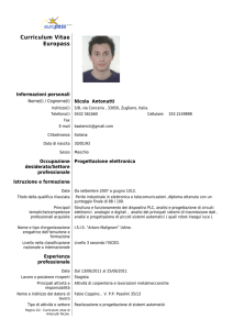 Curriculum Vitae Europass