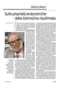 endocroniche della tiotimolina risublimata