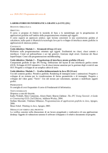 LABORATORIO DI INFORMATICA GRAFICA