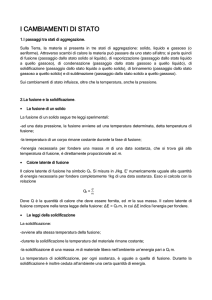 i cambiamenti di stato - I.S.I.S.S. "Agostino Nifo"