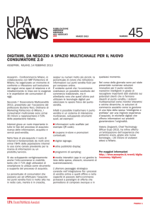 UPA NEWS N 45 - UPA - Utenti Pubblicità associati