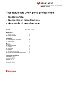Esempio test attitudinale