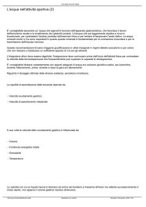 L`acqua nell`attività sportiva (2)