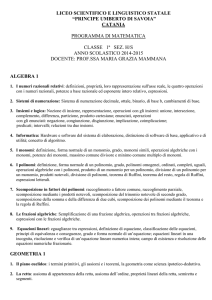 matematica - Principe Umberto