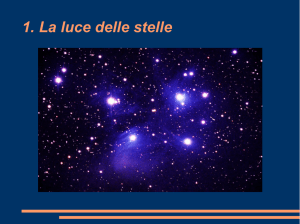 La luce delle stelle