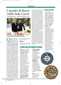 I quadri di Benzi nella Sala Carrà
