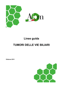 Linee guida TUMORI DELLE VIE BILIARI
